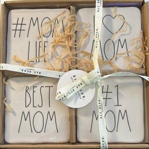 Rae Dunn Mom Coaster Set